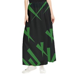 Abstract Pattern Geometric Backgrounds   Maxi Chiffon Skirt