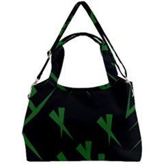 Abstract Pattern Geometric Backgrounds   Double Compartment Shoulder Bag by Eskimos