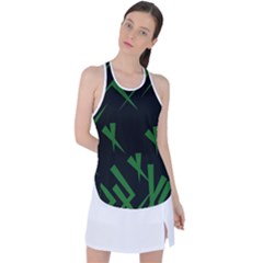 Abstract Pattern Geometric Backgrounds   Racer Back Mesh Tank Top by Eskimos