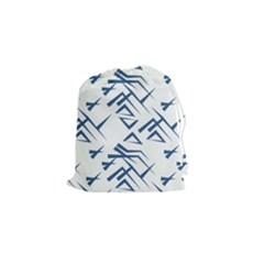 Abstract Pattern Geometric Backgrounds   Drawstring Pouch (small) by Eskimos