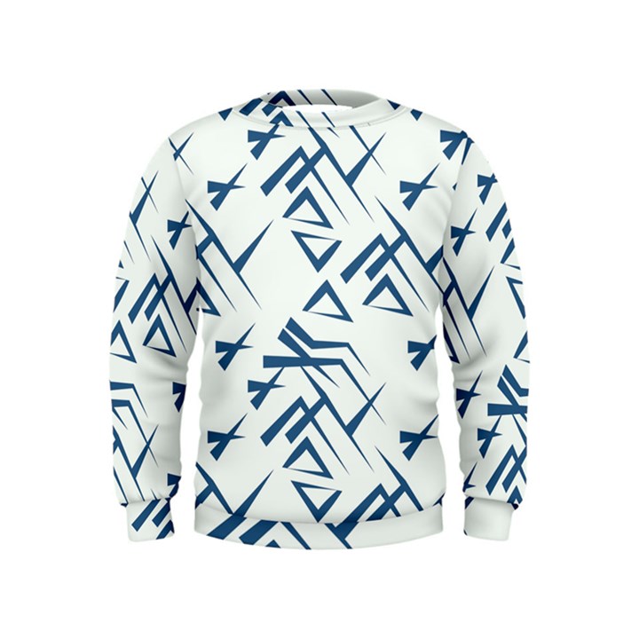 Abstract pattern geometric backgrounds   Kids  Sweatshirt