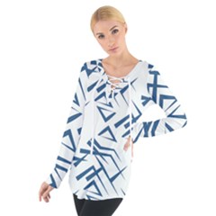 Abstract Pattern Geometric Backgrounds   Tie Up Tee by Eskimos