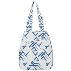 Abstract Pattern Geometric Backgrounds   Center Zip Backpack by Eskimos