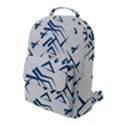 Abstract pattern geometric backgrounds   Flap Pocket Backpack (Large) View1