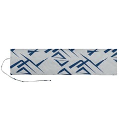 Abstract Pattern Geometric Backgrounds   Roll Up Canvas Pencil Holder (l) by Eskimos