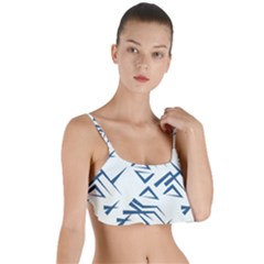 Abstract Pattern Geometric Backgrounds   Layered Top Bikini Top  by Eskimos