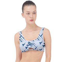 Abstract Pattern Geometric Backgrounds   The Little Details Bikini Top by Eskimos