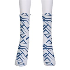 Abstract Pattern Geometric Backgrounds   Men s Crew Socks by Eskimos