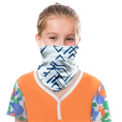 Abstract Pattern Geometric Backgrounds   Face Covering Bandana (kids) by Eskimos