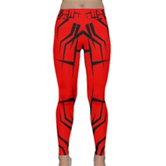 Abstract Pattern Geometric Backgrounds   Classic Yoga Leggings by Eskimos