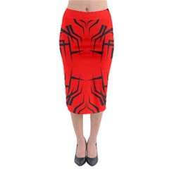 Abstract Pattern Geometric Backgrounds   Midi Pencil Skirt by Eskimos