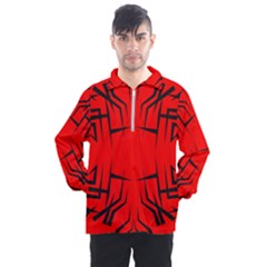 Abstract Pattern Geometric Backgrounds   Men s Half Zip Pullover by Eskimos