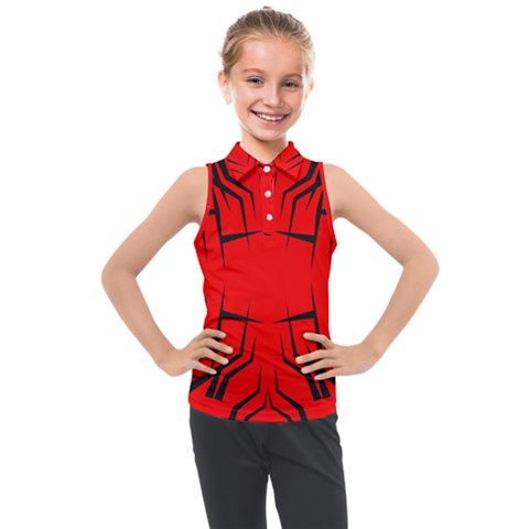 Abstract Pattern Geometric Backgrounds   Kids  Sleeveless Polo Tee by Eskimos