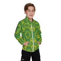 Abstract Pattern Geometric Backgrounds   Kids  Windbreaker by Eskimos