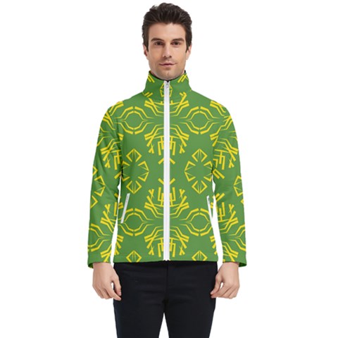 Abstract Pattern Geometric Backgrounds   Men s Bomber Jacket by Eskimos