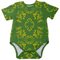 Abstract Pattern Geometric Backgrounds   Baby Short Sleeve Onesie Bodysuit by Eskimos