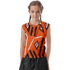 Abstract Pattern Geometric Backgrounds   Kids  Raglan Cap Sleeve Tee by Eskimos