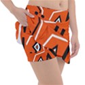 Abstract pattern geometric backgrounds   Classic Tennis Skirt View3