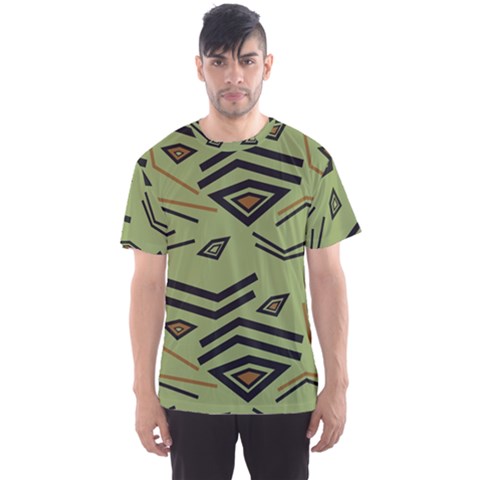 Abstract Pattern Geometric Backgrounds   Men s Sport Mesh Tee by Eskimos