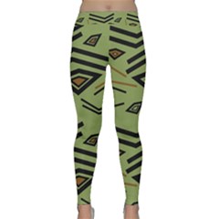 Abstract Pattern Geometric Backgrounds   Classic Yoga Leggings by Eskimos