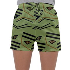 Abstract Pattern Geometric Backgrounds   Sleepwear Shorts by Eskimos