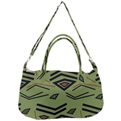 Abstract Pattern Geometric Backgrounds   Removal Strap Handbag by Eskimos