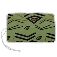 Abstract Pattern Geometric Backgrounds   Pen Storage Case (m) by Eskimos