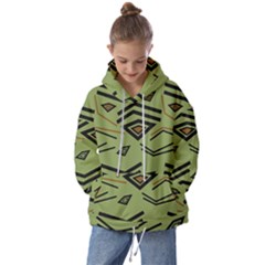 Abstract Pattern Geometric Backgrounds   Kids  Oversized Hoodie by Eskimos