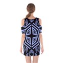 Abstract pattern geometric backgrounds   Shoulder Cutout One Piece Dress View2