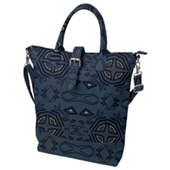 Abstract Pattern Geometric Backgrounds   Buckle Top Tote Bag by Eskimos