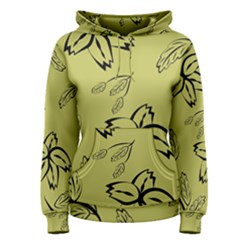 Folk Flowers Print Floral Pattern Ethnic Art Women s Pullover Hoodie by Eskimos