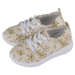 Folk Flowers Print Floral Pattern Ethnic Art Kids  Lightweight Sports Shoes by Eskimos