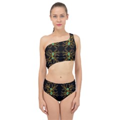 Floral Folk Damask Pattern  Spliced Up Two Piece Swimsuit by Eskimos