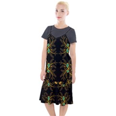 Floral Folk Damask Pattern  Camis Fishtail Dress by Eskimos