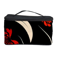 Folk Flowers Print Floral Pattern Ethnic Art Cosmetic Storage