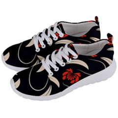 Folk Flowers Print Floral Pattern Ethnic Art Men s Lightweight Sports Shoes by Eskimos