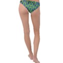 Floral folk damask pattern  Ring Detail Bikini Bottom View2