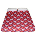 Abstract Cookies Fitted Sheet (Queen Size) View1