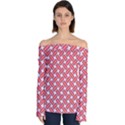 Abstract Cookies Off Shoulder Long Sleeve Top View1