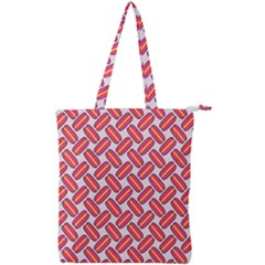 Abstract Cookies Double Zip Up Tote Bag by SychEva