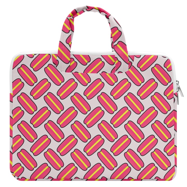 Abstract Cookies MacBook Pro Double Pocket Laptop Bag