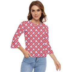 Abstract Cookies Bell Sleeve Top