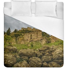 Ancient Mystras Landscape, Peloponnese, Greece Duvet Cover (king Size) by dflcprintsclothing