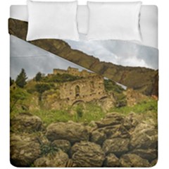 Ancient Mystras Landscape, Peloponnese, Greece Duvet Cover Double Side (king Size) by dflcprintsclothing