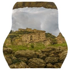 Ancient Mystras Landscape, Peloponnese, Greece Car Seat Back Cushion  by dflcprintsclothing