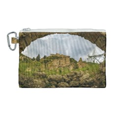 Ancient Mystras Landscape, Peloponnese, Greece Canvas Cosmetic Bag (large) by dflcprintsclothing