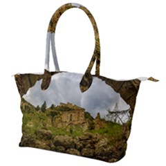 Ancient Mystras Landscape, Peloponnese, Greece Canvas Shoulder Bag by dflcprintsclothing