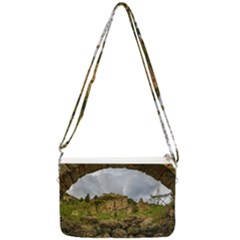 Ancient Mystras Landscape, Peloponnese, Greece Double Gusset Crossbody Bag by dflcprintsclothing