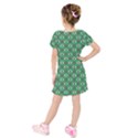 Beetle Eyes Kids  Short Sleeve Velvet Dress View2