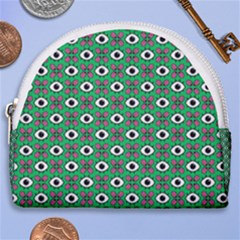 Beetle Eyes Horseshoe Style Canvas Pouch by SychEva